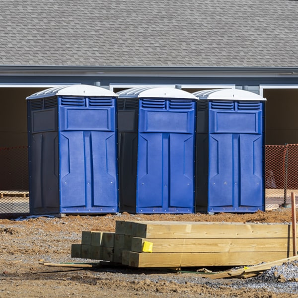 are there any restrictions on what items can be disposed of in the porta potties in Bushkill